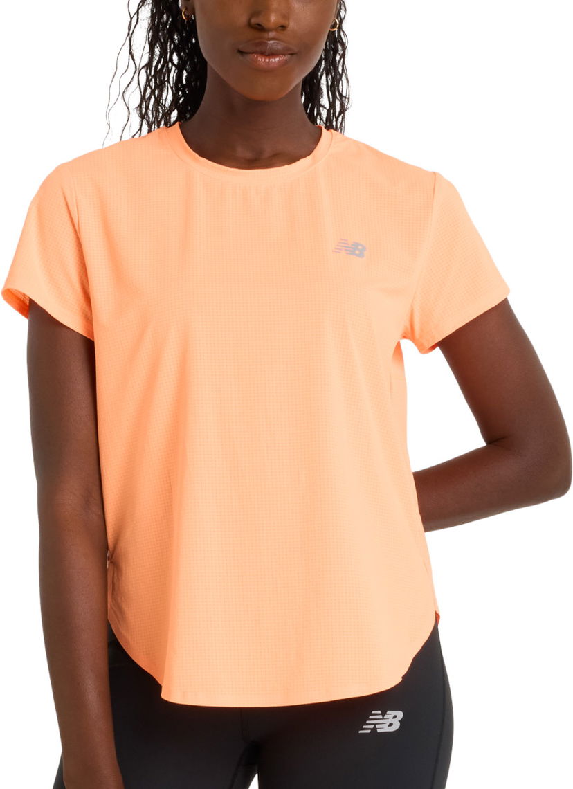 Majica New Balance Race Day Ultra Light T-Shirt Oranžna | wt51227-hmo