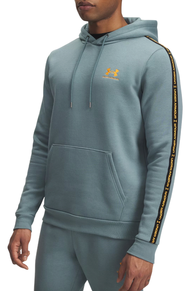 Pulover Under Armour Icon Fleece Hooded Sweatshirt with Taping Turkizna | 1389356-587, 0