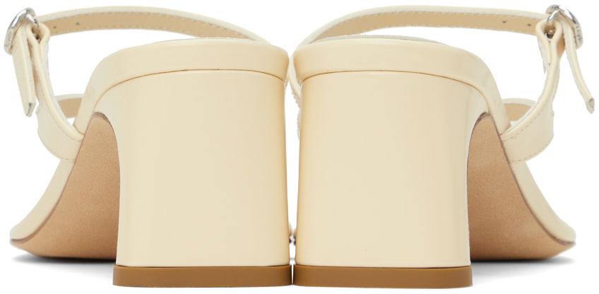 Oblačila Aeyde Aeyde Giselle Heeled Thong Sandals Bež | A11-HS-GLIS55TB27-SS24-100-028, 1