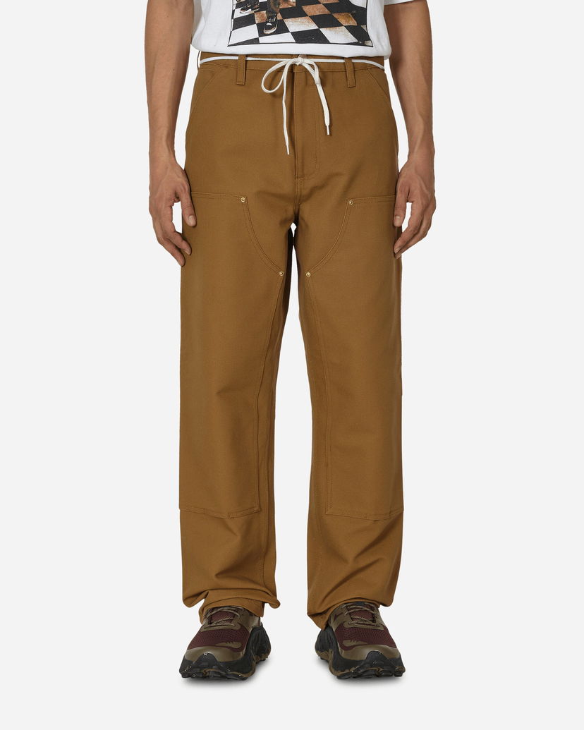 Hlače Carhartt WIP Double Knee Pants Rjava | I031501 HZ01
