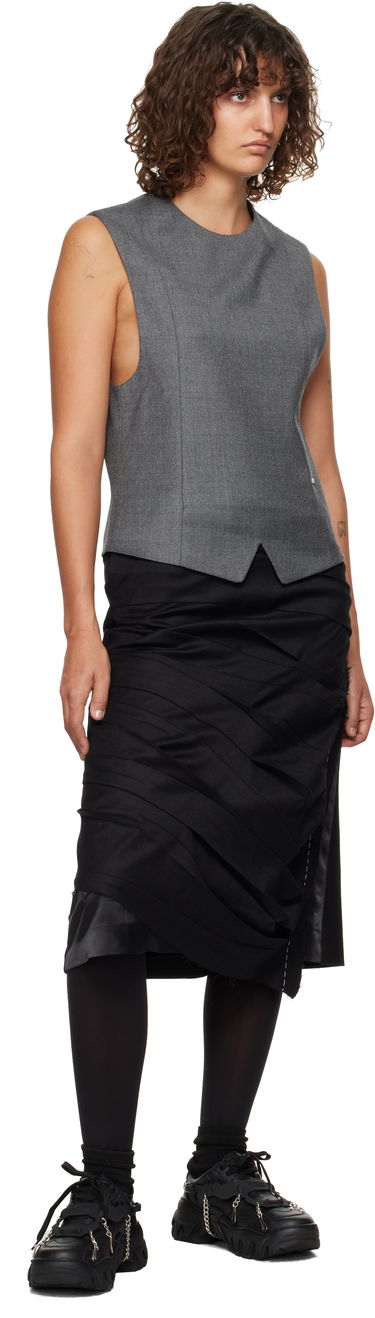 Majica brez rokavov ADER ERROR Fitted Vest Top Siva | BN01FWVE0101GR, 3