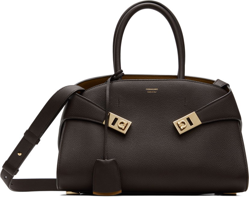Tote bag FERRAGAMO Small Tote Bag Rjava | 777524