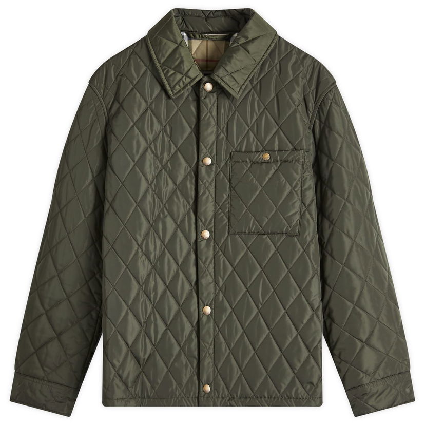 Puhovka Burberry Quilted Shirt Jacket Siva | 8100843-C1748