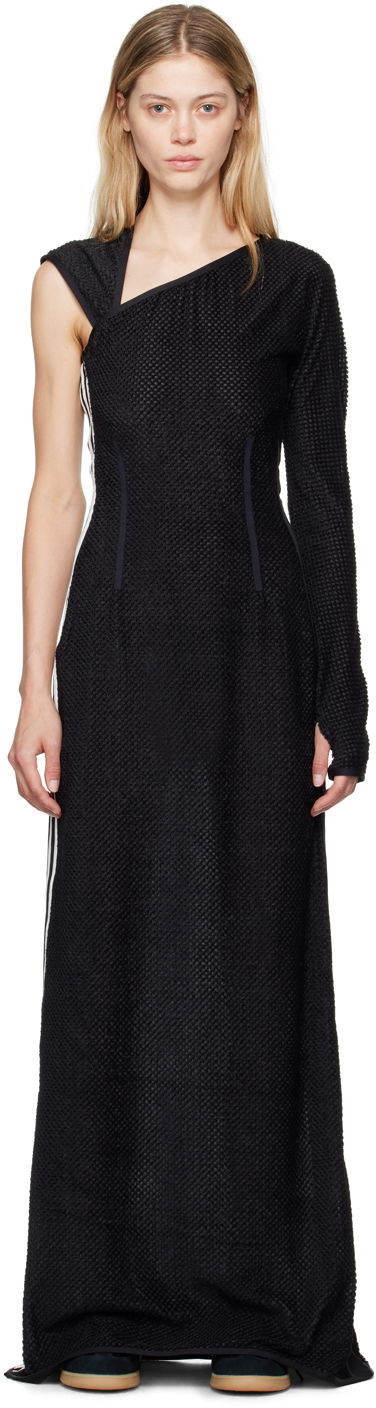 Obleke Y-3 Asymmetric Long Dress Črna | IW7499