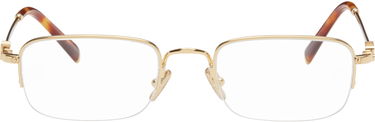 Sončna očala Miu Miu Miu Miu Half Rim Metal Rectangle Glasses Rjava | 0MU 52WV 8056262411148, 0