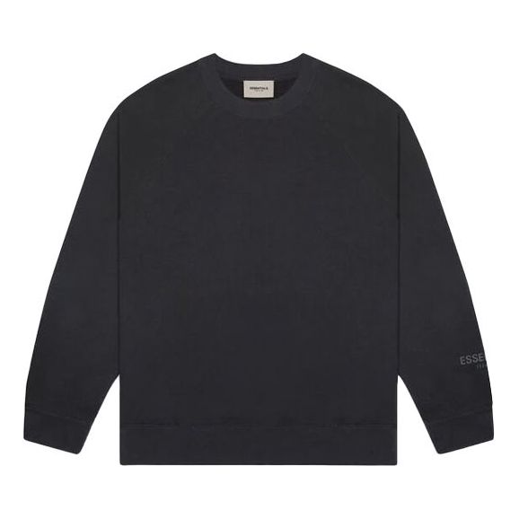 Pleteni pulover Fear of God Core Crew Neck Sweatshirt Črna | FOG-FW20-299