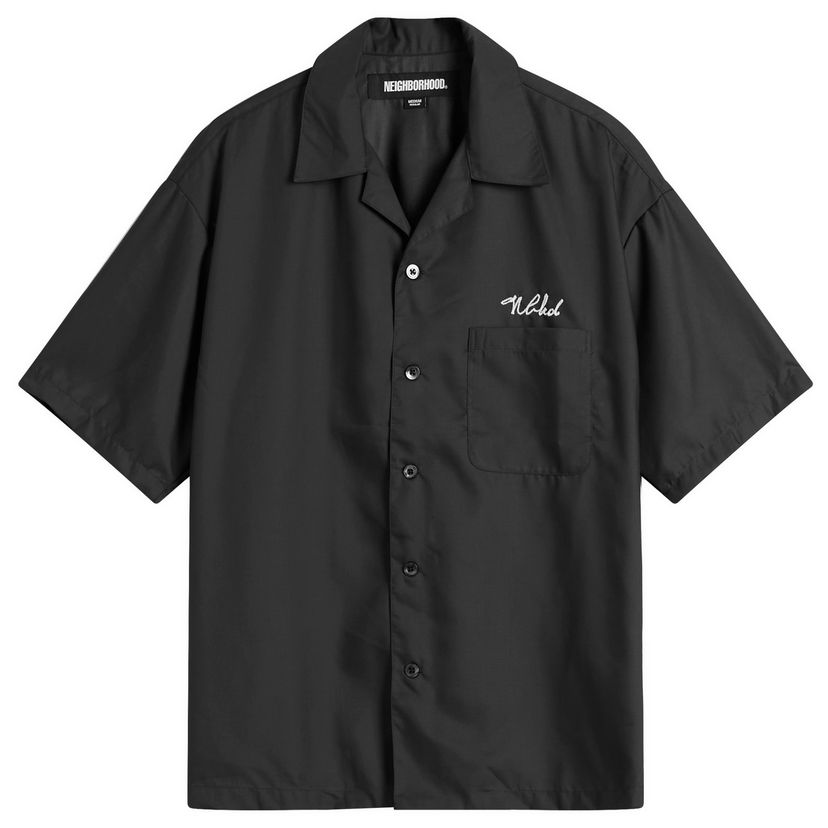Srajce Neighborhood Neighborhood Hawaiian Shirt, Size Large Črna | 251TSNH-SHM07-BLK