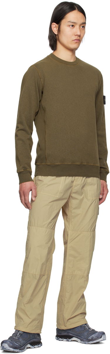 Pleteni pulover Stone Island Stone Island Fleece Sweatshirt Zelena | K1S15 6100020 S0060, 4