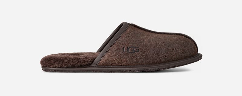 Superge in čevlji UGG Scuff Distressed Slippers Rjava | 1171294-DDC