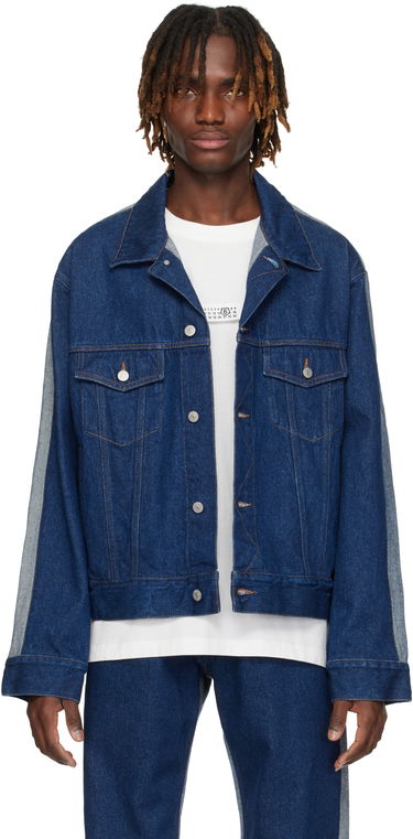 Jakna Maison Margiela MM6 Maison Margiela Sports Denim Jacket Modra | SH0AM0038 M30018, 0