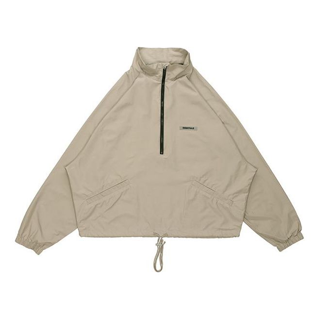 Vetrovka Fear of God Half-Zip Track Jacket Bež | FOG-FW20-188