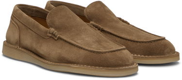 Superge in čevlji Dolce & Gabbana Florio Ideal Suede Loafers Rjava | A50593AS707, 3