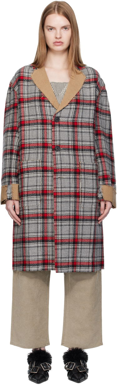 Plašči R13 R13 Raw Cut Reversible Coat Večbarvna | R13WR469-R566A, 0