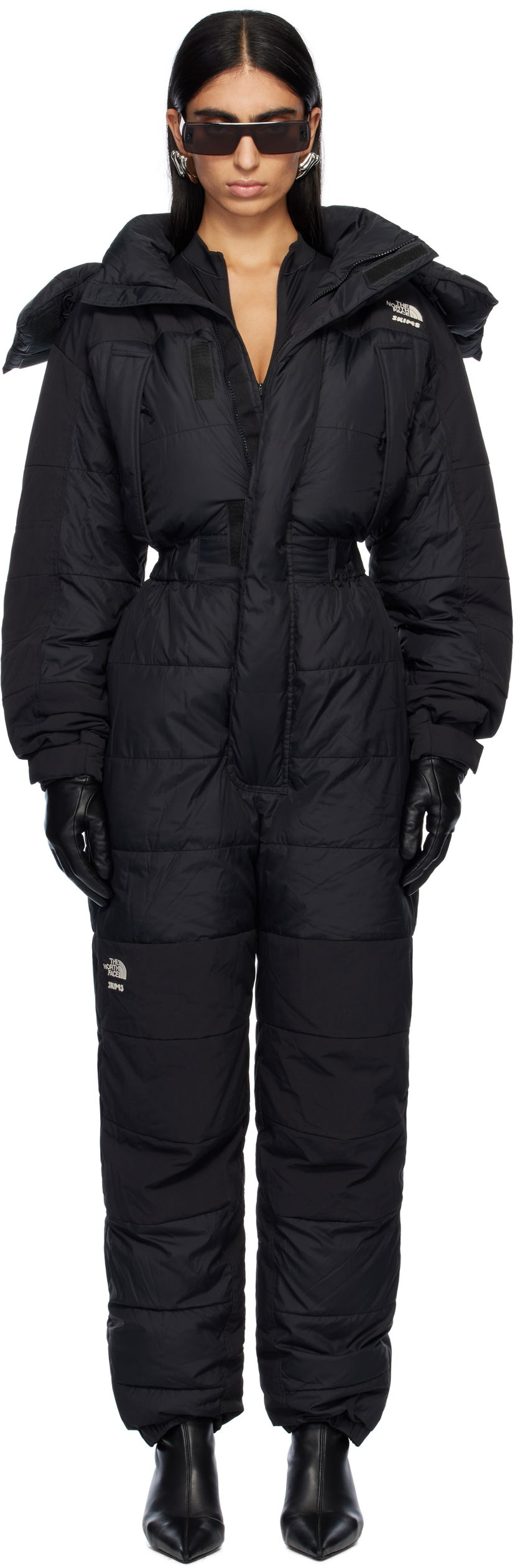Kombinezon SKIMS The North Face x SKIMS Himalayan Down Ski Suit Črna | A82Z8