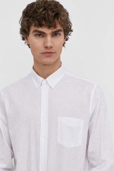 Srajce Samsoe Samsoe Liam BA Shirt Modra | M20200043, 3