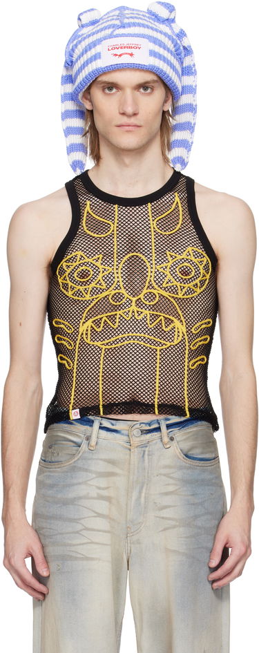 Klobuk Charles Jeffrey Loverboy Charles Jeffrey LOVERBOY Graphic Net Tank Top Modra | 54080303, 0