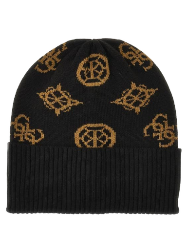 Beanie GUESS 4G Peony Logo Beanie Črna | AM5024POL01
