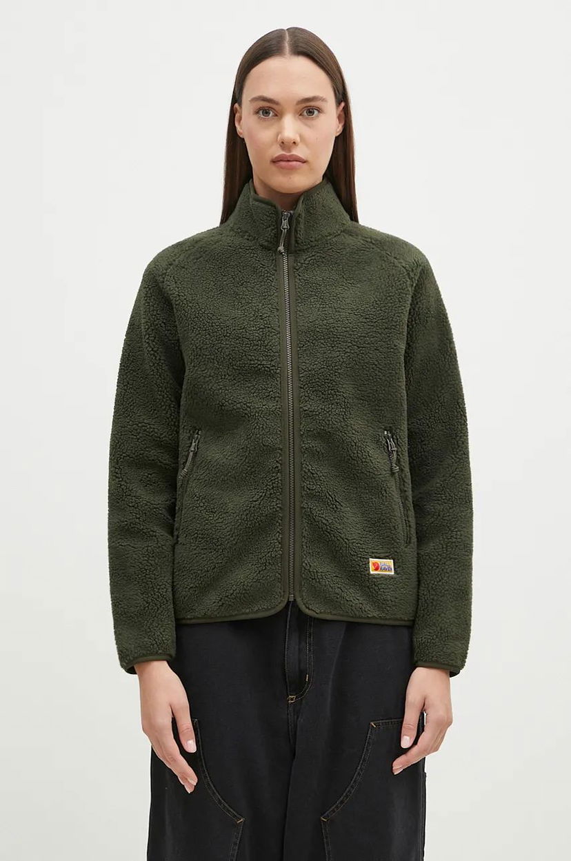 Jakna FJÄLLRÄVEN Vardag Pile Fleece W Zelena | F84789.662