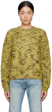Abstract Print Knit Sweater