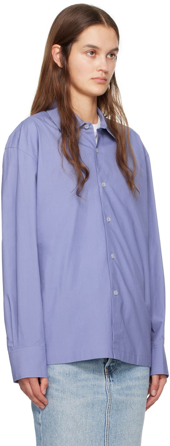Srajce Alexander Wang  Button Up Shirt Modra | 4WC1241449, 1