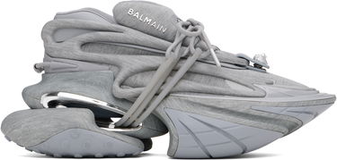 Superge in čevlji Balmain Balmain Unicorn Low Fleece Print Siva | EM1VJ309KFCT, 0