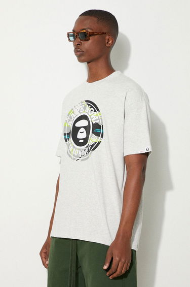 Majica AAPE by A Bathing Ape AAPE By A Bathing Ape Basic Tee Print T-Shirt Siva | AAPTEM1444XAM, 3