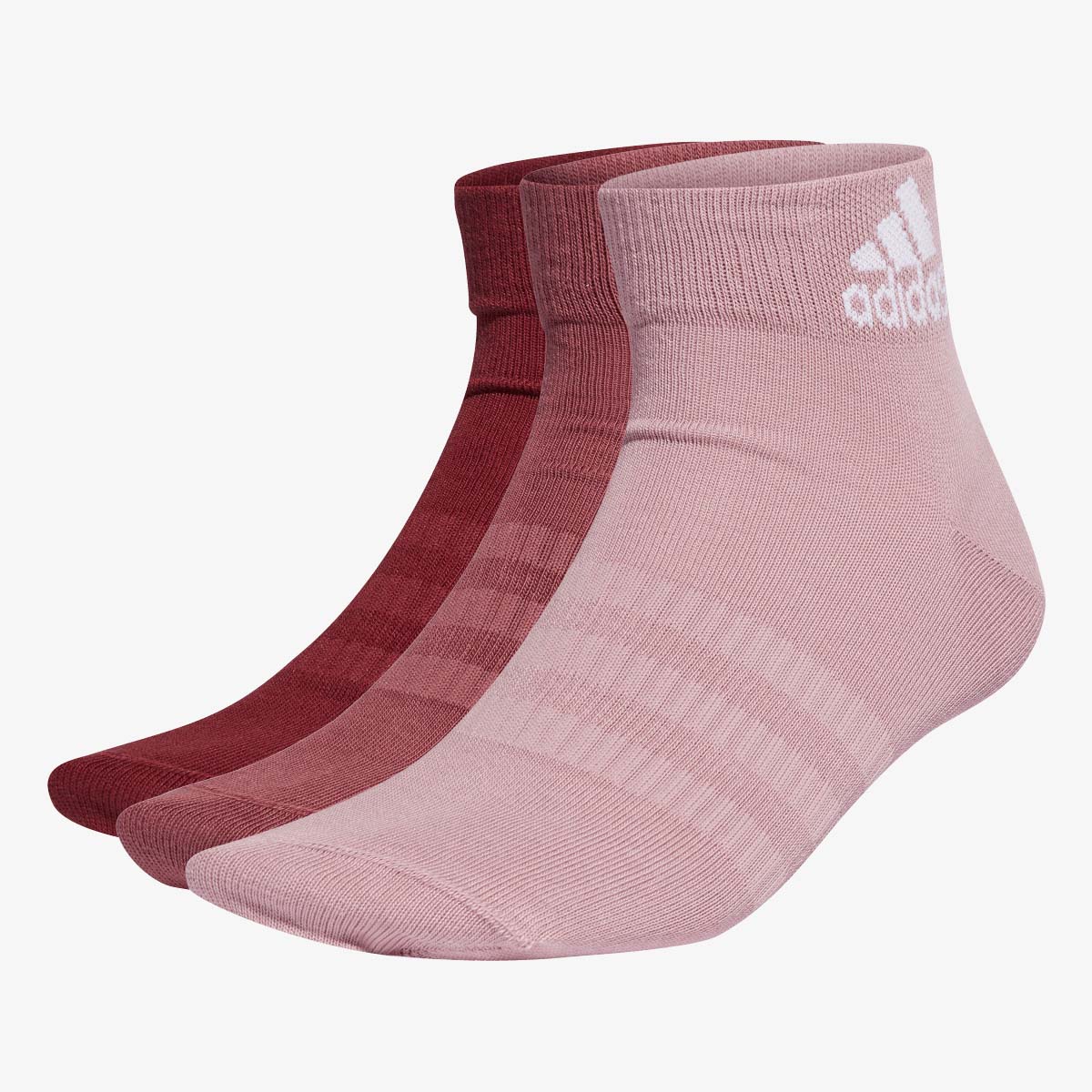 Nogavice adidas Performance Performance Ankle Socks 3-Pack Rdeča | HE4997, 1