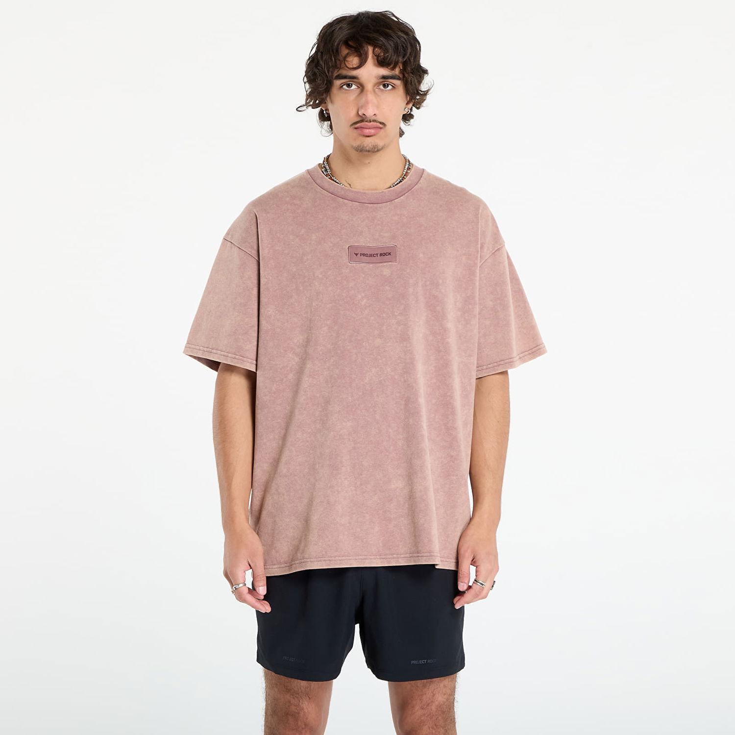 Majica Under Armour Project Rock Hwt OS Tee Roza | 6006763-651, 0