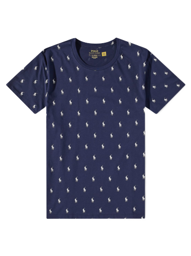 Majica Polo by Ralph Lauren All Over Pony Sleepwear Tee Mornarica | 714899612006