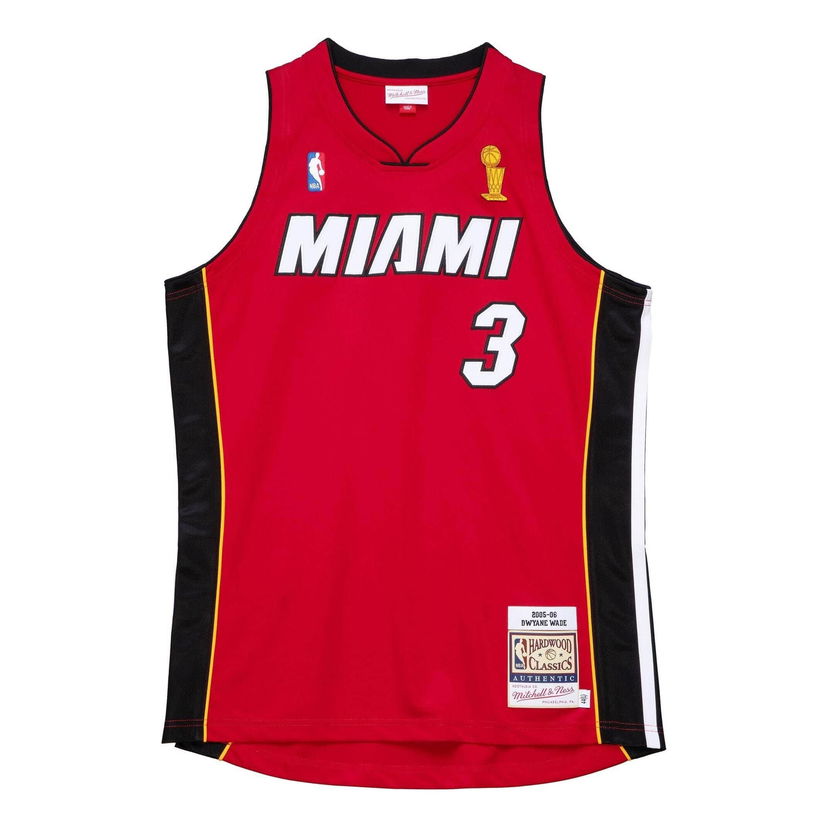 Dres Mitchell & Ness Heat 2005-06 Dwyane Wade Jersey Rdeča | AJY43254-MHE05DWASCAR