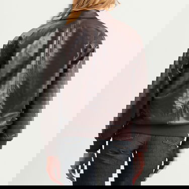 Bomber jakna Anine Bing Anine Bing Kelanie Leather Bomber Jacket Rjava | A-01-7185-BWN43, 3