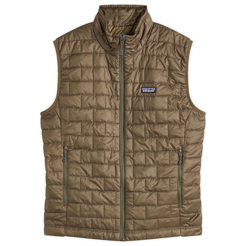 Telovnik Patagonia Men's Nano Puff Vest, Size Large Zelena | 84242-BTGN