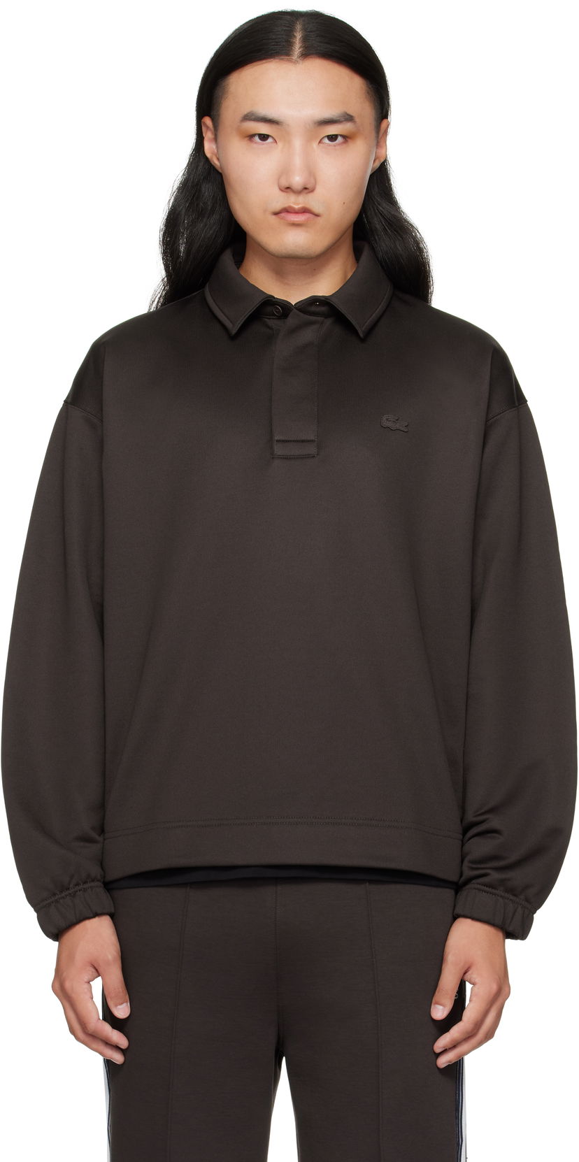 Polo majica Lacoste Lacoste Tier 0-1 Polo Shirt Rjava | SH5887_SKB