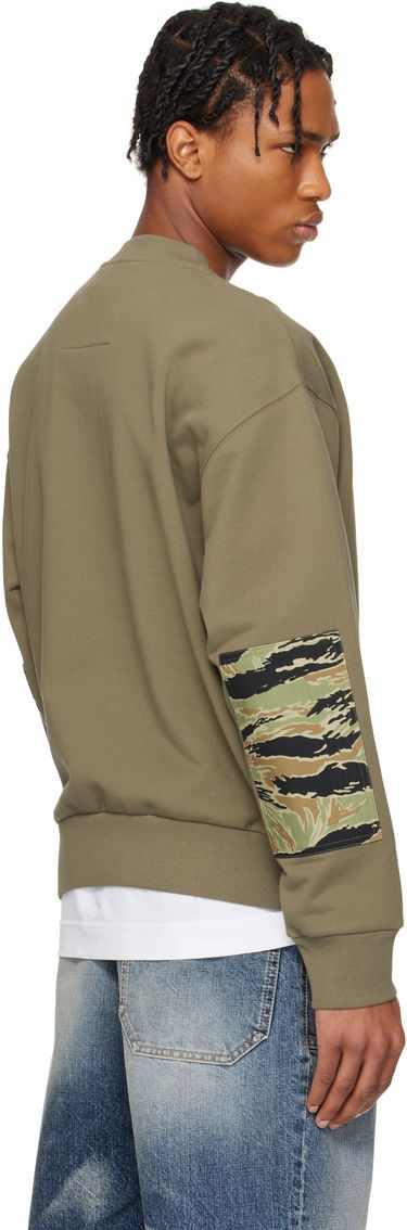 Pulover Givenchy Givenchy Camo Patches Sweatshirt Zelena | BMJ0LC3YQ6333, 2