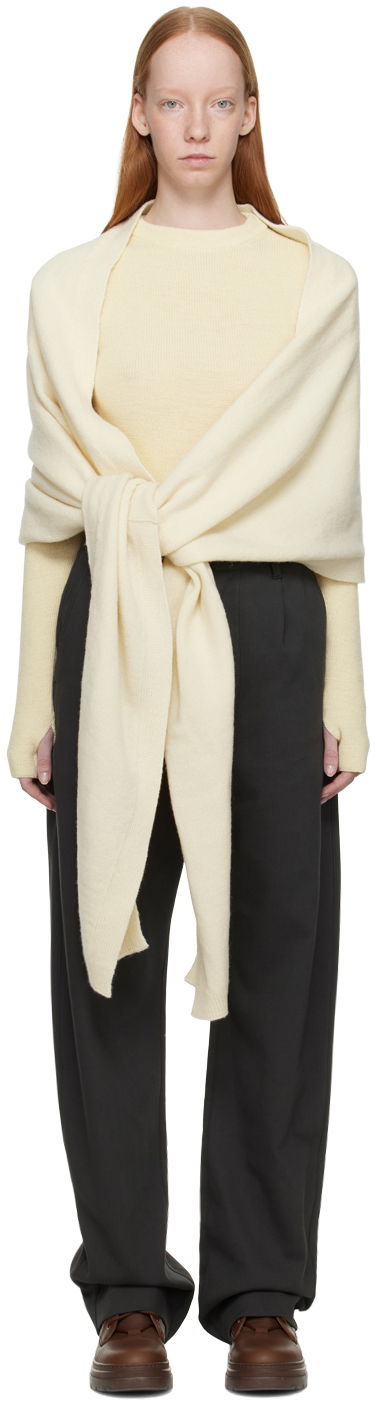 Šala LEMAIRE Wrap Scarf Rumena | KN669 LK107