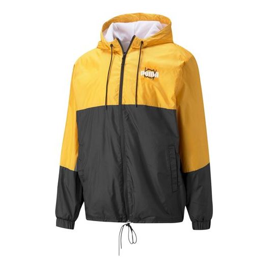 Vetrovka Puma MVP Windbreaker Drawstring Hooded Woven Jacket Rumena | 532208-02, 0
