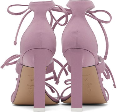 Modni dodatki The Attico Attico Aria Lace-Up Heeled Sandals Lila | 227WS518 V015, 1