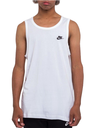 Majica brez rokavov Nike Sportswear Club Bela | bq1260-100