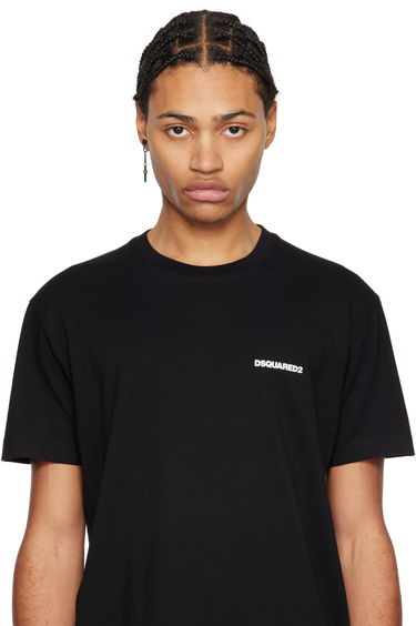 Obeski za ključe DSQUARED2 Dsquared2 Clip-On Cross Earring Črna | ERM0064_37208163_2124, 2