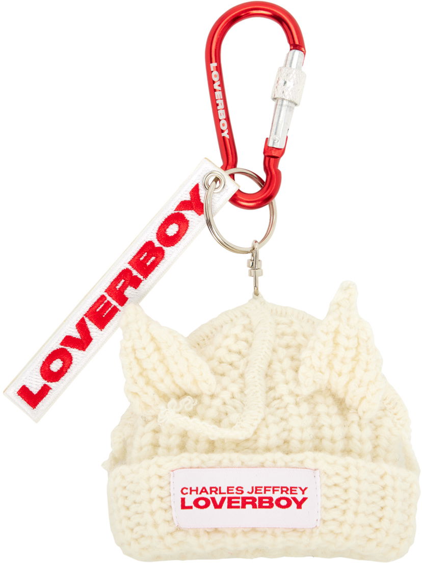 Obeski za ključe Charles Jeffrey Loverboy Jeffrey Loverboy Chunky Ears Beanie Keychain Rdeča | 044141002