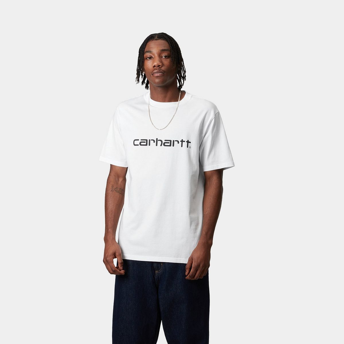 Majica Carhartt WIP Script Short Sleeve T-Shirt Bela | I035700_8, 0