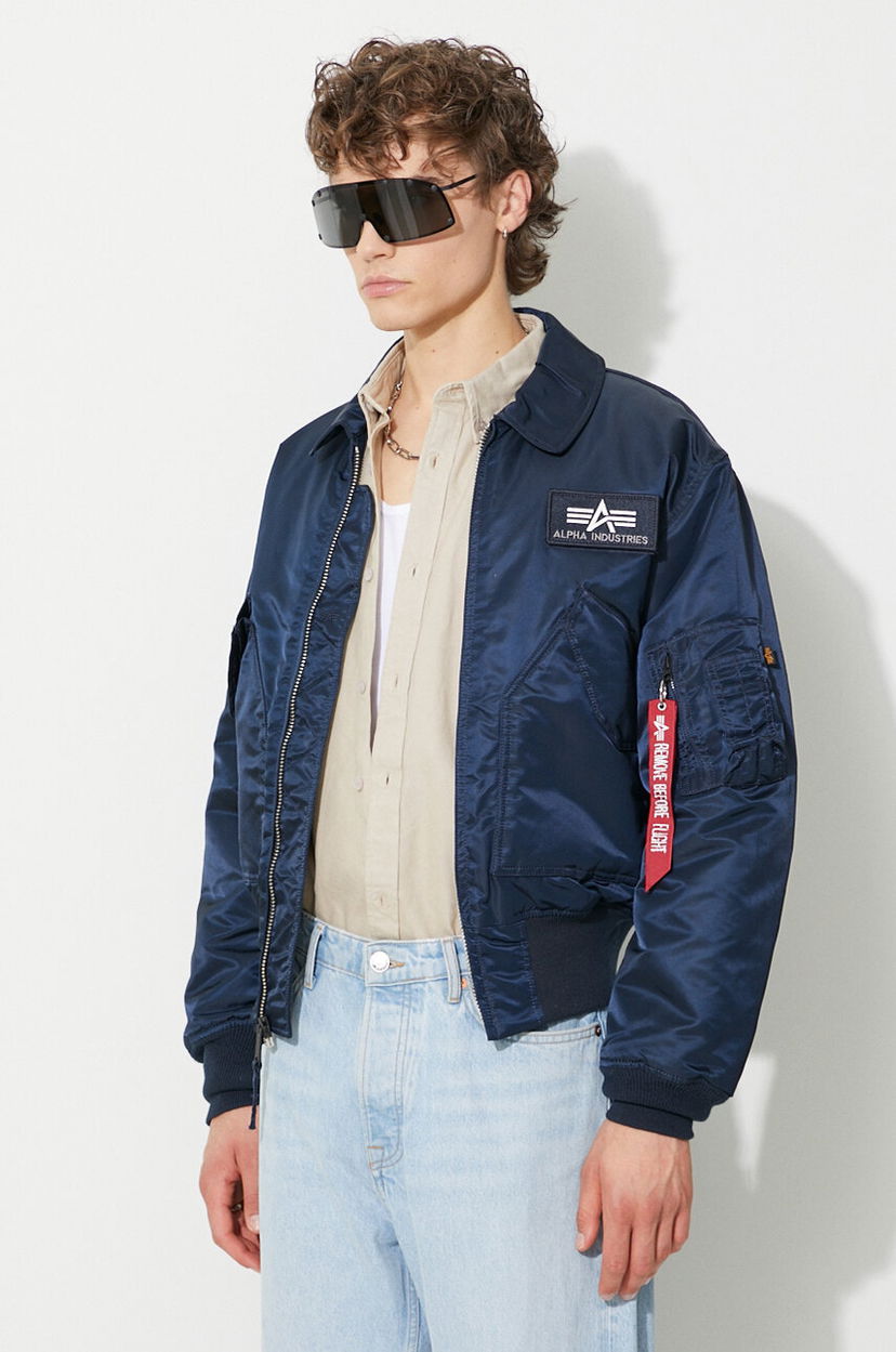 Bomber jakna Alpha Industries CWU 45 Transitional Bomber Jacket Mornarica | 100102.07