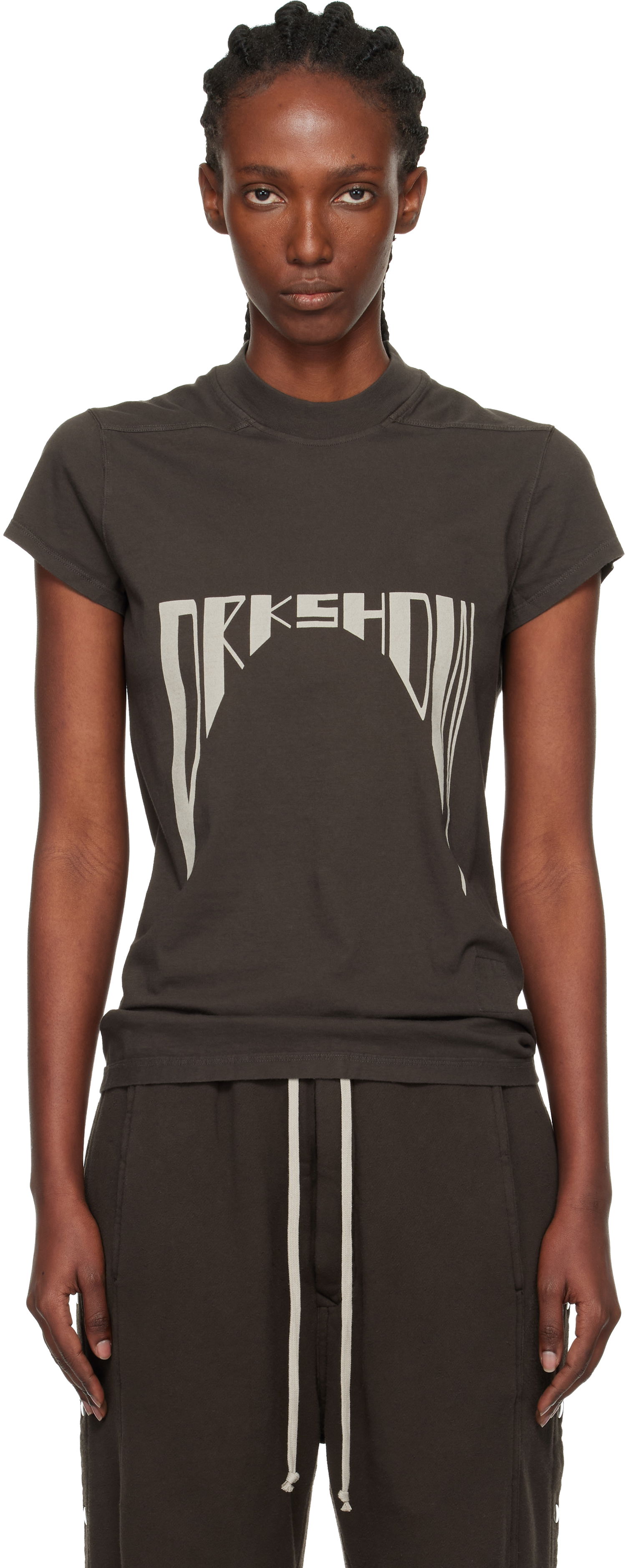 Majica Rick Owens DRKSHDW Concordians Level T-shirt Siva | DS02E7208 RNEP4, 0