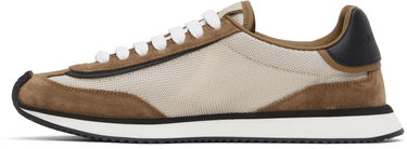 Superge in čevlji Dolce & Gabbana Mixed-Material 'DG' Cushion Rjava | CS2288 A3D24, 2