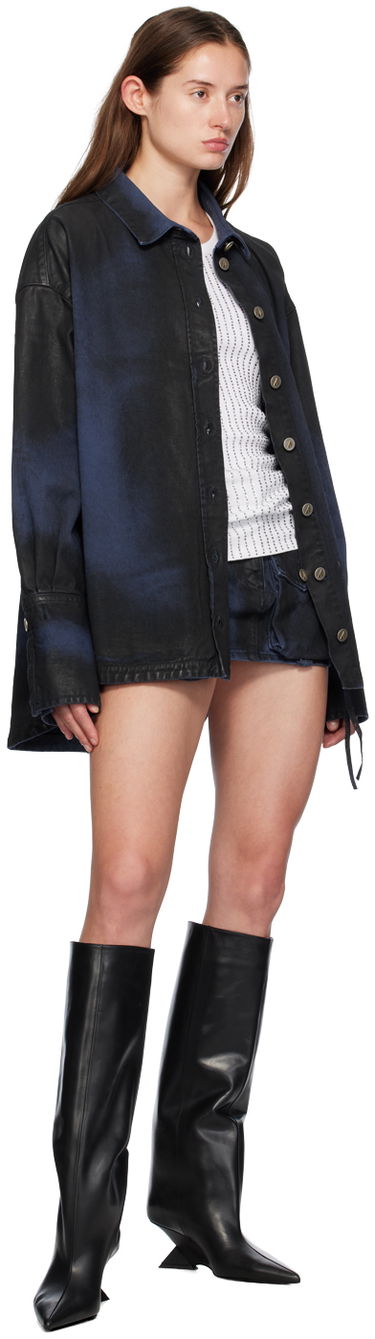 Krila The Attico The Attico Fay Denim Miniskirt Modra | SPEWCS136 C108, 3