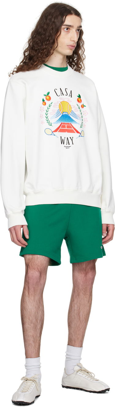 Kratke hlače Casablanca Casablanca Montagne Sweat Shorts Zelena | MPF25-JTR-003-02, 3
