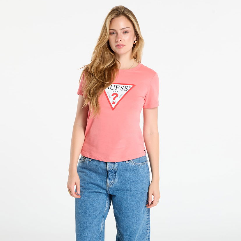 Majica GUESS GUESS Original Tee T-Shirt Roza | W1YI1BI3Z14-A60R