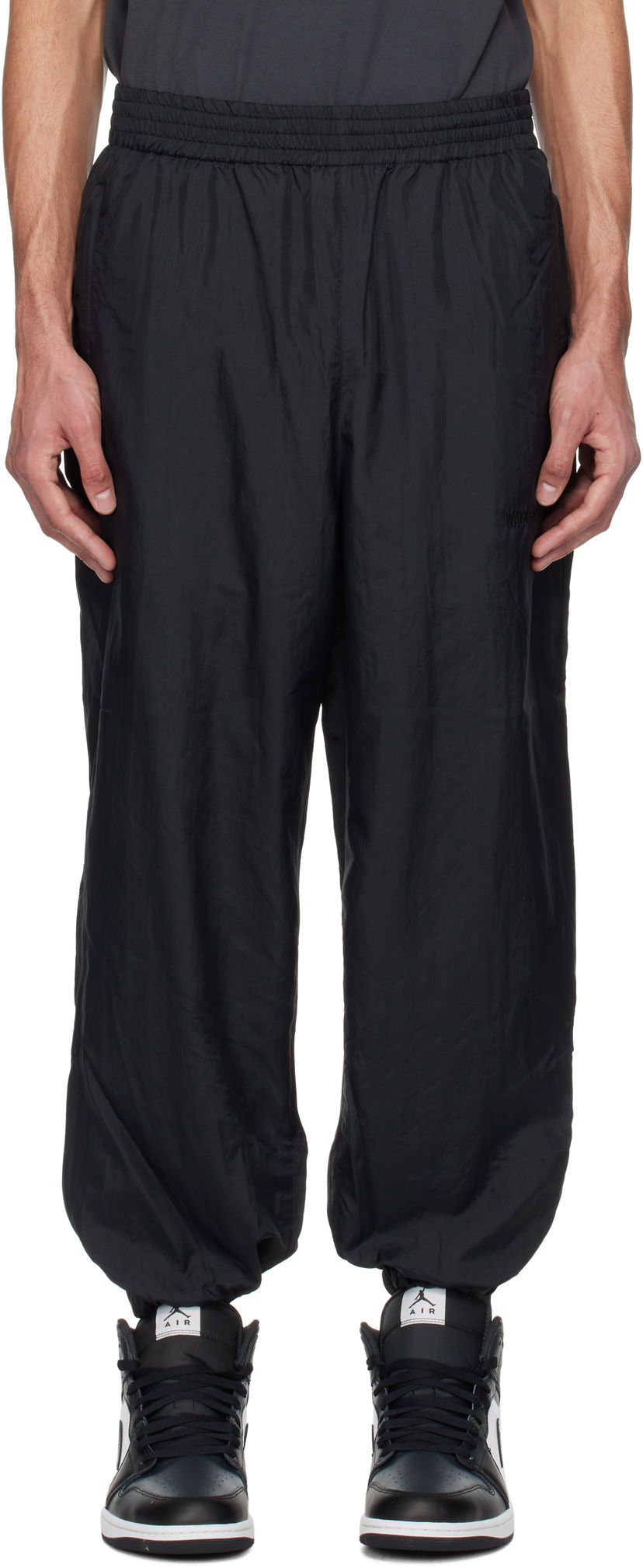 Trenirka WACKO MARIA WACKO MARIA Nylon Track Pants Črna | 25SSE-WMO-TP2