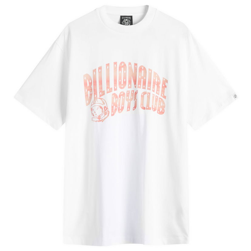 Majica BILLIONAIRE BOYS CLUB Mountain Fill Arch Logo T-Shirt, Size Large Bela | B25154-WHT