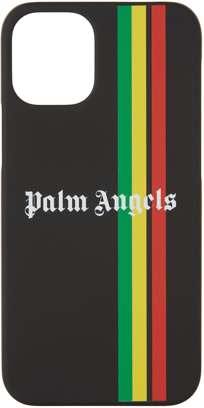Gadget Palm Angels Stripe iPhone 12 Mini Case Črna | PMPA029S21PLA0051001